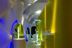 Staron Bright White Thermoformed Solid Surface Hotel Area