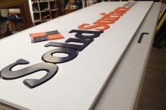 Parts for SolidSurface.com Display Sign made of Solid Surface