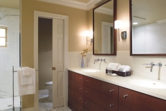 Formica Pearl Mica Solid Surface Residentail Bathroom Vanity Top and Backsplash