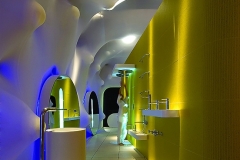 Staron Bright White Thermoformed Solid Surface Hotel Area