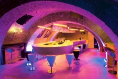 LG HI-MACS Custom Designe Lab Color Light Green Solid Surface in Thermoformed Bar