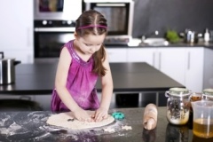Residential Kitchen Countertop in Avonite Solid Surface