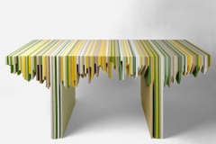 Furniture Made from Recycled Corian Solid Surface.