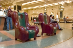 Grand Central Terminal Chairs of Corian Solid Surface