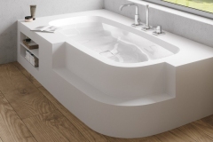 Corian Thermoformed Custom Bathtubs Made by Hasenkopf