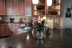 Solid Surface Kitchen Island and Countertops