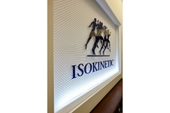 Textured Corian Solid Surface Signage for a Clinic