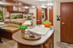 pid331 -  Solid Surface Countertop in a Recreation Vehicle