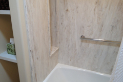 Tub Surround made with Corian Solid Surface