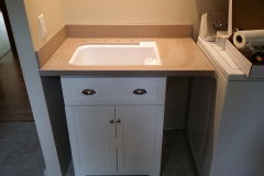 Laundry Room Counter in Solid Surface
