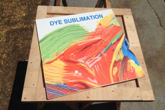Solid Surface Signage Using Dye Sublimation