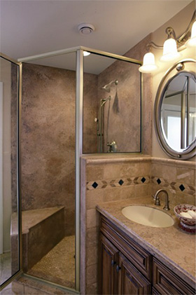 Mystera Shower Walls and Bath Countertop