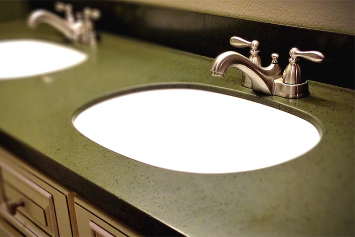 Get the Thickness of Granite and Quartz Vanity Tops with the 