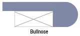 bullnose edge profile